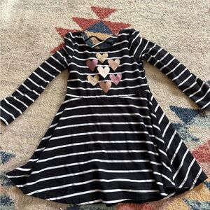 Epic Threads Striped Dress with Heart Accents